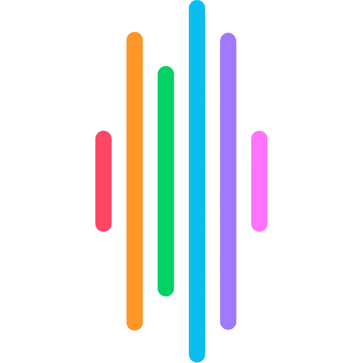 Rainbow coloured sound waves with the Sheffield SU logo at the bottom